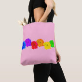Rainbow-Rose Tasche (Von Nahem)
