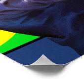 Rainbow Rosie Poster (Ecke)