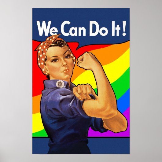 Rainbow Rosie Poster (Vorne)