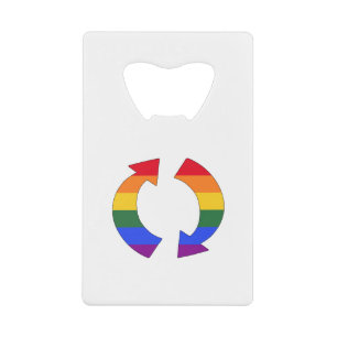Rainbow Rotation Arms Geldbeutel Flaschenöffner