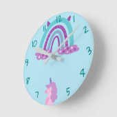 Rainbow Round Clock Runde Wanduhr (Winkel)