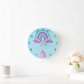 Rainbow Round Clock Runde Wanduhr (Zuhause)