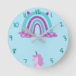 Rainbow Round Clock Runde Wanduhr