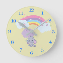 Rainbow Round Clock Runde Wanduhr