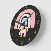 Rainbow Round Clock Runde Wanduhr (Winkel)