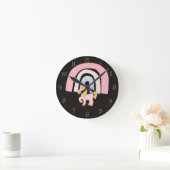 Rainbow Round Clock Runde Wanduhr (Zuhause)