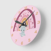 Rainbow Round Clock Runde Wanduhr (Winkel)