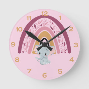 Rainbow Round Clock Runde Wanduhr