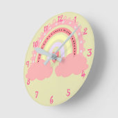 Rainbow Round Clock Runde Wanduhr (Winkel)