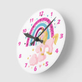 Rainbow Round Clock Runde Wanduhr (Winkel)