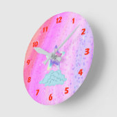 Rainbow Round Clock Runde Wanduhr (Winkel)