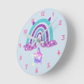 Rainbow Round Clock Runde Wanduhr (Winkel)
