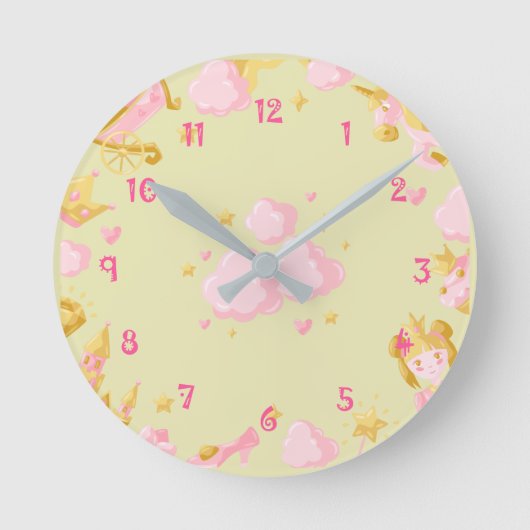 Rainbow Round Clock Runde Wanduhr (Vorderseite)