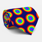 Rainbow Roundel Krawatte (Gerollt)