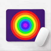Rainbow Roundel Mousepad (Mit Mouse)