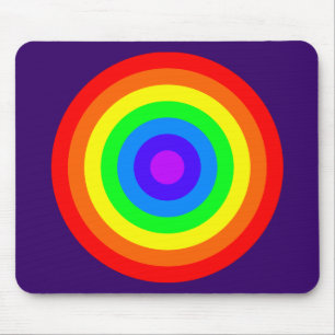 Rainbow Roundel Mousepad