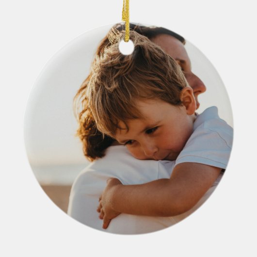 Rainbow Row Charleston Keramik Ornament (Hinten)