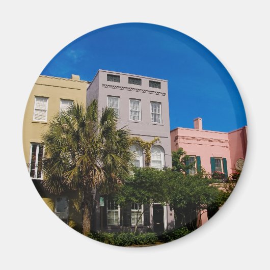 Rainbow Row Charleston, SC Magnet (Vorne)