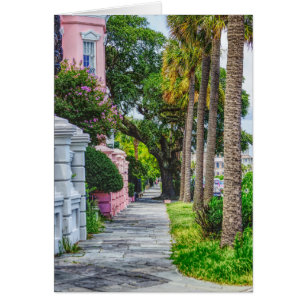 Rainbow Row Greeting Card laufen