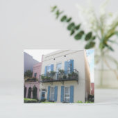 Rainbow Row Houses, Charleston SC Postcard Postkarte (Stehend Vorderseite)