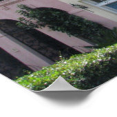 Rainbow Row Houses, Charleston SC Poster (Ecke)