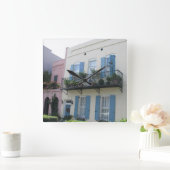 Rainbow Row Houses, Charleston SC Uhr (Zuhause)