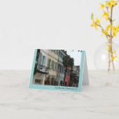 Rainbow Row Note Card Karte (Gelbe Blume)