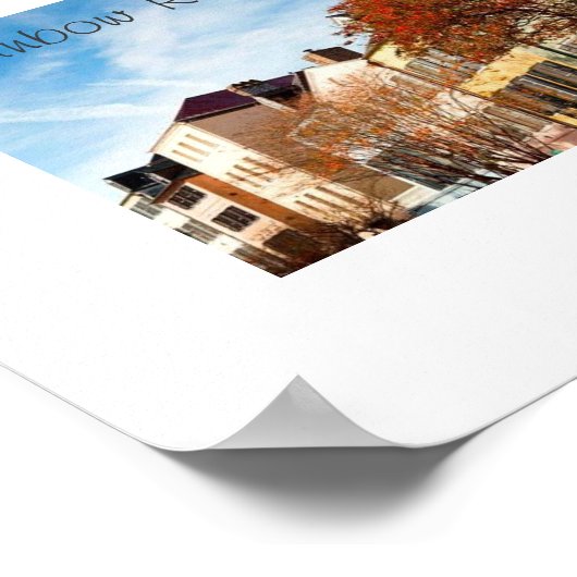 Rainbow Row Poster (Ecke)