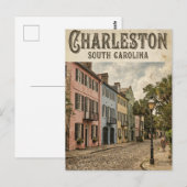 Rainbow Row USA Postkarte (Vorne/Hinten)