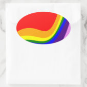 Rainbow Roy G Biv Ovaler Aufkleber (Tasche)