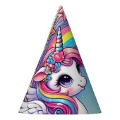 Rainbow Royalty Unicorns Partyhütchen (Links)