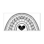 Rainbow Rubber-Briefmarke Gummistempel (Prägung)