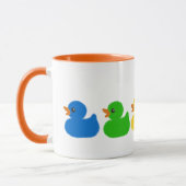 Rainbow Rubber Ducks Tasse (Links)