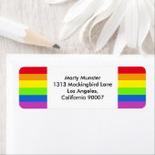 RAINBOW-Rücksendeadresse, Gay Pride LGBT (Insitu)