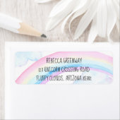 Rainbow-Rücksendeadressen-Aufkleber (Insitu)