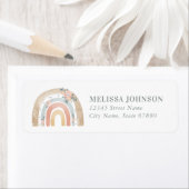 Rainbow-Rücksendeadressen-Aufkleber (Insitu)