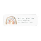 Rainbow-Rücksendeadressen-Aufkleber (Vorne)