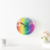 Rainbow Runde Wanduhr (Zuhause)