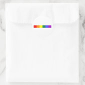 Rainbow Runder Aufkleber (Tasche)