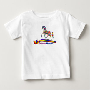 Rainbow Runner Baby T-shirt
