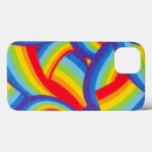 Rainbow Runners Case-Mate iPhone Hülle (Rückseite (Horizontal))