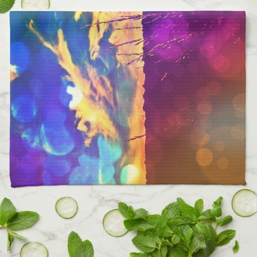 Rainbow Rural Landschaftstuch Handtuch (Gefaltet)