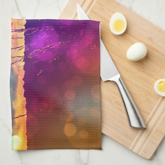 Rainbow Rural Landschaftstuch Handtuch (Viertel Falte)