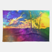 Rainbow Rural Landschaftstuch Handtuch (Horizontal)