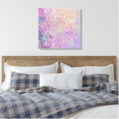 Rainbow Rust Canvas Print Leinwanddruck (Insitu (Schlafzimmer))