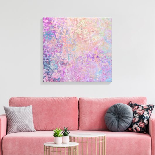 Rainbow Rust Canvas Print Leinwanddruck (Insitu (Wohnzimmer))