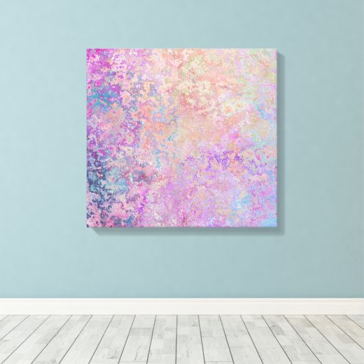 Rainbow Rust Canvas Print Leinwanddruck (Insitu (Holzboden))