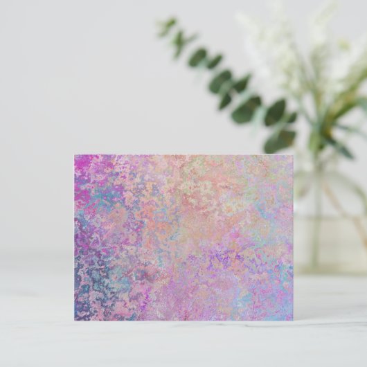 Rainbow Rust Postkarte (Stehend Vorderseite)