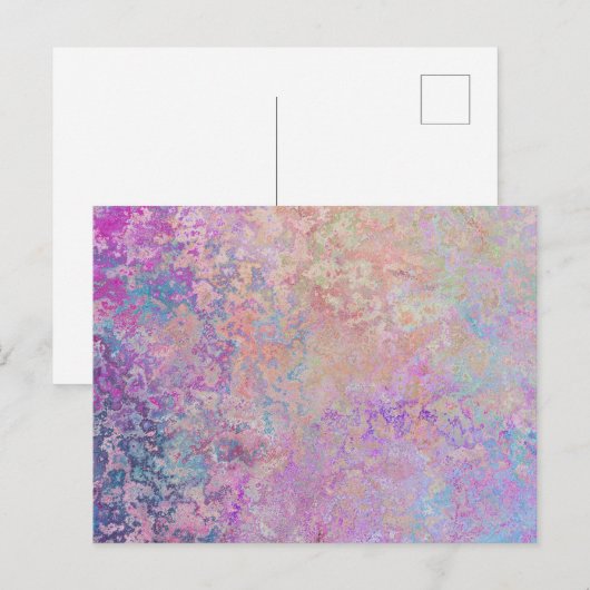 Rainbow Rust Postkarte (Vorne/Hinten)