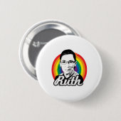 Rainbow Ruth - LGBT-Politik - Button (Vorne & Hinten)